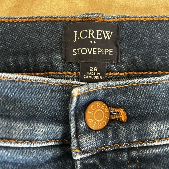 J.Crew Stovepipe Classic Blue Women's Jeans - Picture 2 of 4
